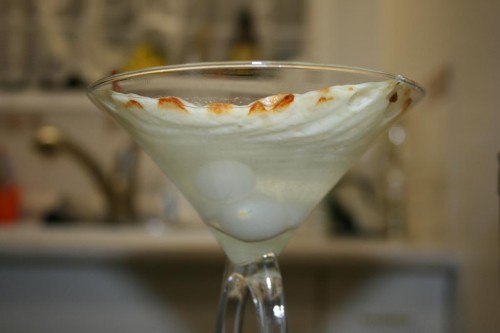 Now that is a great-looking French-Onion Martini!